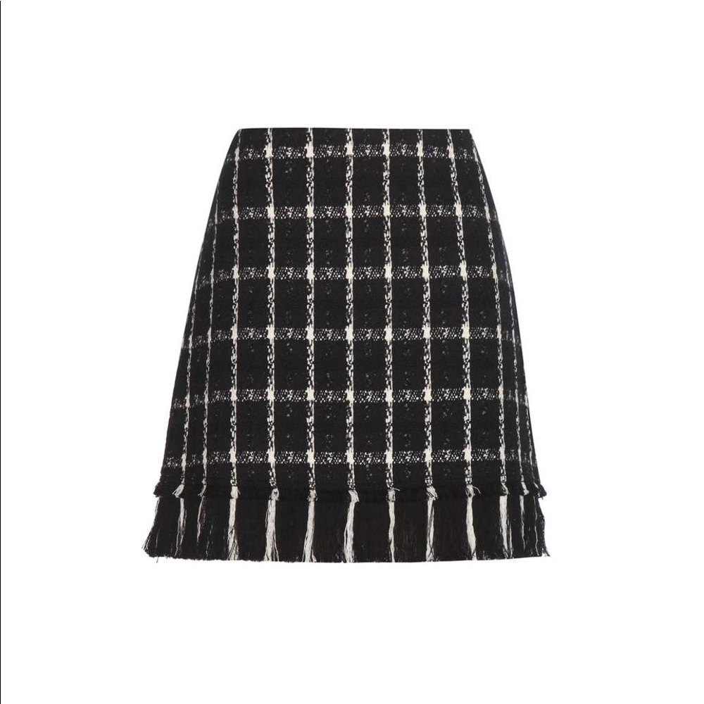 Tory Burch holiday tweed fringe skirt - Marisol skirt - Size 12 / L